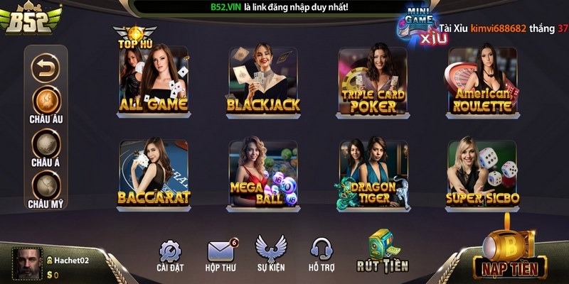 B52 club - Sân chơi giải trí đẳng cấp với tỷ lệ thắng cao