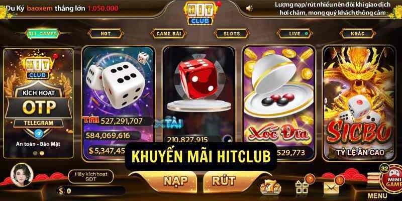 Hit Club - Cổng game đổi thưởng với giao diện game bắt mắt